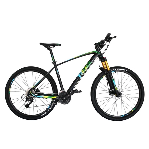Велосипед Trinx B700 27.5"х18" Matt-Black-Green-Black(10030025) (10030025) - изображение 1