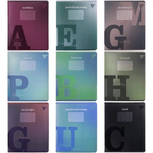 Зошит Yes набір учнівських Fusion набір 9 видів (767487) зображення 1