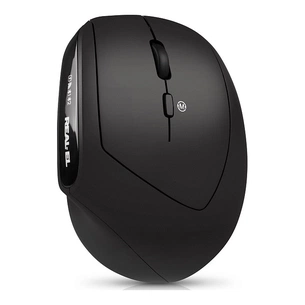 Миша бездротова REAL-EL RM-490W Black зображення 1