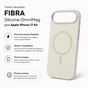 Чохол до мобільного телефона BeCover FIBRA Silicone OmniMag Apple iPhone Air Milk White (716211) - зменшене зображення 3