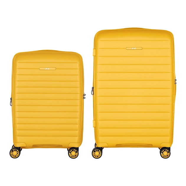 Набір валіз 2E Aero (M+S), бурштиново-жовті (2E-SPP-AERO-SET2-AY) - зображення 2