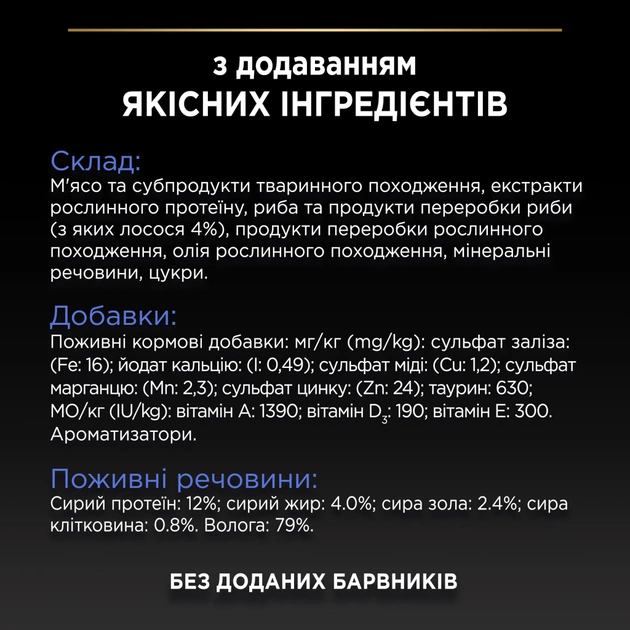 Вологий корм для кішок Purina Pro Plan Adult Indoor Nutrisavour Для кішок, що живуть у приміщенні З лососем 85 г (8445290172990) - picture 8