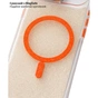 Чохол до мобільного телефона BeCover FIBRA Star Shine MagSafe Apple iPhone 17 Air Orange (715422) - зменшене зображення 4