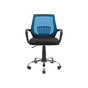 Офісне крісло Richman Стар Хром Піастра Сітка чорна + синя (ADD0003154) - зменшене зображення 2