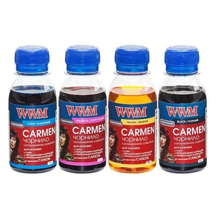 Чорнило WWM CANON UNIVERSAL CARMEN В/C/M/Y SET (CARMEN.SET-2/ CARMEN/SET.4-2) зображення 1