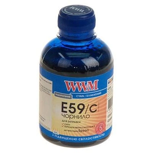 Чорнило WWM EPSON StPro 7700/9700/R2400 200г Cyan (E59/C) зображення 1
