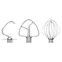 Кухонний комбайн KitchenAid 5KSM185PSEMS - зменшене зображення 4