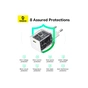 Зарядний пристрій Baseus Palm Fast Charger 1C 20W + Cable 1.0m Type-C 60W white (P10111602213-01) - зменшене зображення 7