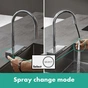 Змішувач Hansgrohe Aquno Select M81 , 22 см, хром (73837000) - зменшене зображення 3
