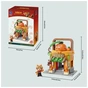 Конструктор Pantasy Kung Fu Panda Кунгфу Панда Міні Вид на вулицю - Фруктова крамниця Тигриці (86508) - зменшене зображення 5
