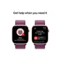 Смарт-годинник Apple Watch Series 10 GPS 46mm Rose Gold Aluminium Case with Plum Sport Loop (MWWV3QH/A) - уменьшенное изображение 6