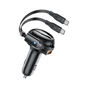 Зарядний пристрій Acefast 3xUSB 53W (2xUSB-C+USB-A) + cable USB-C 2in1 B13 (6974316282921) - зменшене зображення 3