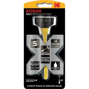 Бритва Kodak MAX Premium 5 із 4 змінними картриджами (30422032) зображення 1