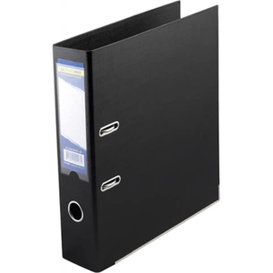 Папка - реєстратор Buromax А4 double sided, 70мм, PP, black, built-up (BM.3001-01c) зображення 1