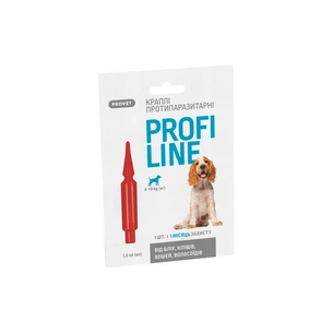 Краплі для тварин ProVET Profiline інсектоакарицид для собак 4-10 кг 1/1 мл (4823082431083) изображение 1