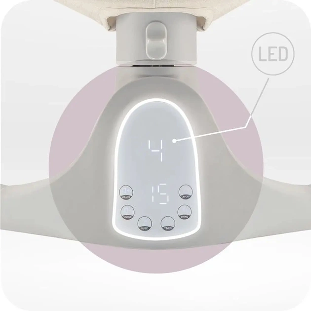 Крісло-гойдалка MoMi Kenani Onyx Sand (BULE00041) - picture 8