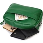 Сумка Vintage Жіноча на плече з натуральної шкіри Зелена (22120) - зменшене зображення 8
