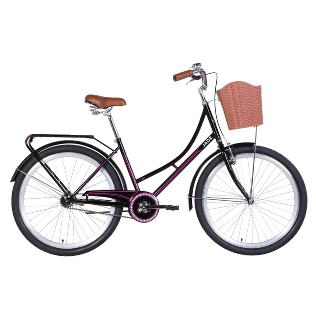 Велосипед Дорожник 26" JADE рама-17" 2021 Black/Pink (OPS-D-26-142) - изображение 1
