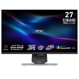 Монітор MSI 27" MPG 274URDFW E16M IPS White 320Hz зображення 1