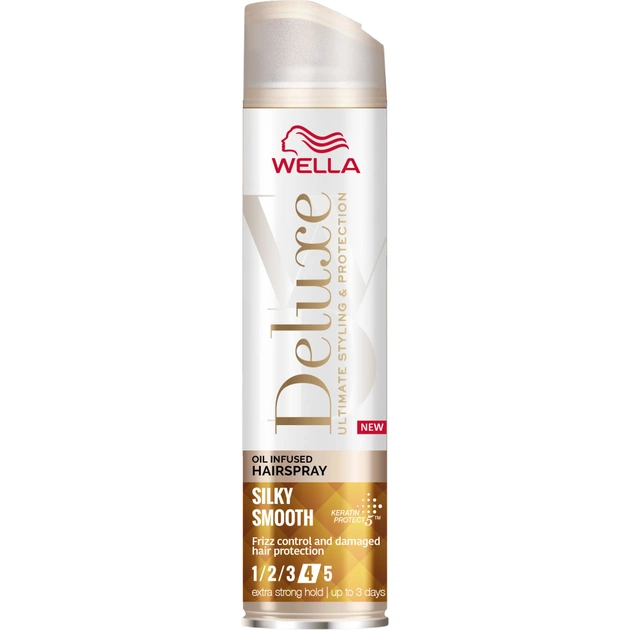Лак для волосся Wella Deluxe Шовкова гладкість 250 мл (3614229717099) - зображення 1