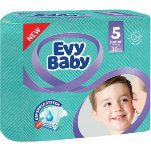 Підгузки Evy Baby Junior Розмір 5 (11-25 кг) 30 шт. (8690506403102) зображення 1