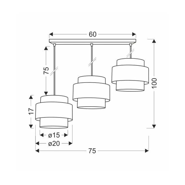 Люстра Candellux Twin (33-17895) - picture 3