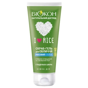 Скраб для обличчя Біокон I Love Rice 90 мл (4823110300534) изображение 1