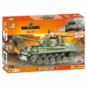 Конструктор Cobi World Of Tanks САУ М18 Хеллкет, 465 деталей (COBI-3006) (5902251030063) зображення 1