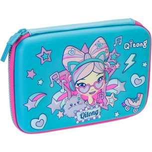 Пенал Cool For School 1 відділення з органайзером блакитний (QT-5630-Blue) зображення 1