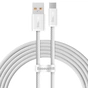 Дата кабель USB 2.0 AM to USB-C 2.0m 100W white Baseus (CALD000702) - зменшене зображення 1