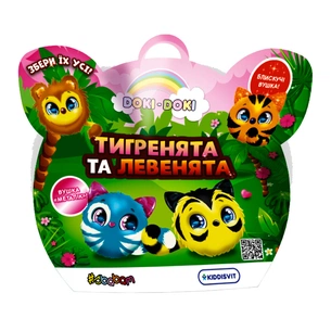 М'яка іграшка #sbabam сюрприз Doki Doki Тигренята і левенята (40/CN23) зображення 1