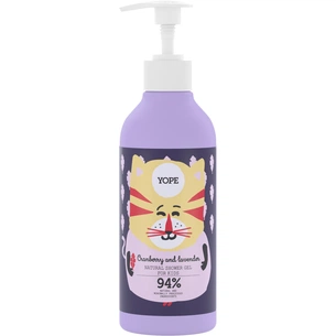Дитячий гель для душу Yope Cranberry & Lavender, 400 мл (5900168908352) зображення 1