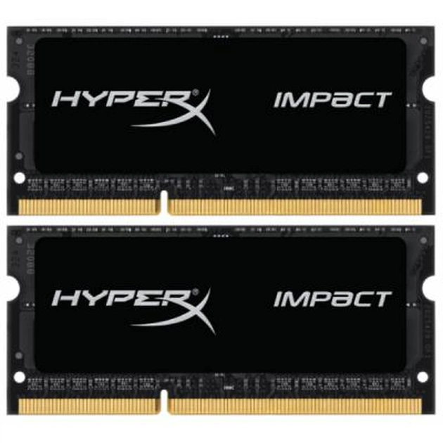 Модуль пам'яті для ноутбука SoDIMM DDR3L 16GB (2x8GB) 1600 MHz Kingston Fury (ex.HyperX) (HX316LS9IBK2/16) - изображение 1
