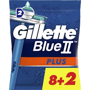 Бритва Gillette Blue 2 Plus одноразові 10 шт. (7702018467600) зображення 1