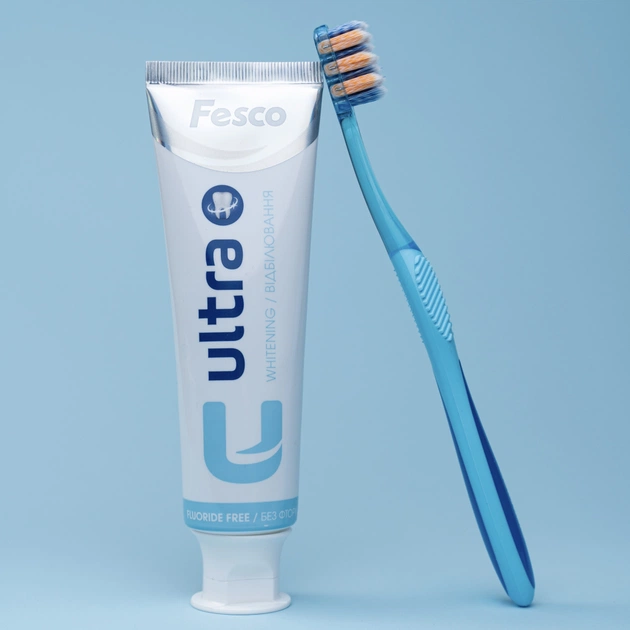 Зубна паста Fesco Ultra Whitening Відбілювання 100 мл (4820204701970) - picture 5