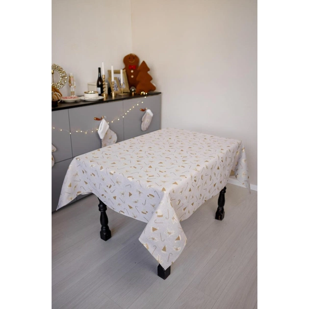 Скатертина Прованс Шапочки на бежевому 136х136 см (036549) - picture 6