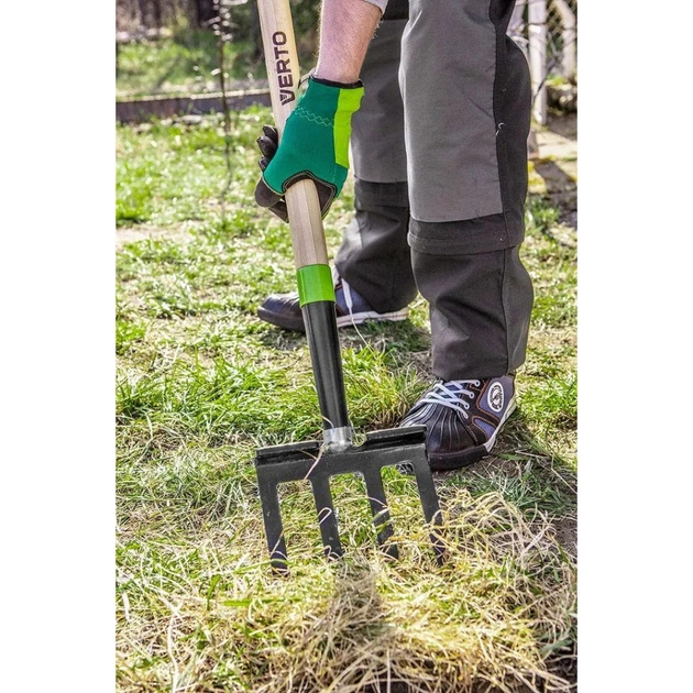 Вила Verto для копання, руків'я дерев'яне D-подібне, 127см (15G041) - picture 4