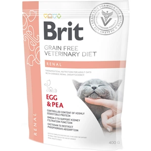 Сухий корм для кішок Brit GF VetDiets Cat Renal 400 г (8595602528332) зображення 1