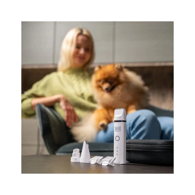 Машинка для стрижки животных Tauro Pro Line Мультифункциональная и шлифовальная для когтей с USB-кабелем (TPL70151) - изображение 3