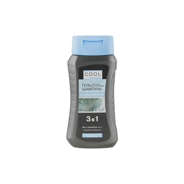 Гель для душу Cool Men Ultrasensitive 250 мл (4823015935299) - изображение 1