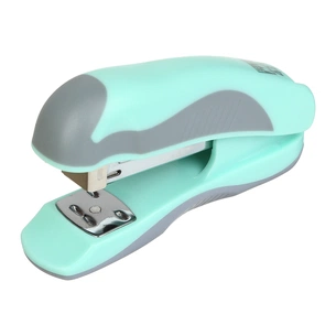 Степлер Buromax пластиковий PASTEL, 20 аркушів, (скоби №24, 26), 111 х 62 х 32 мм, м'ятний (BM.4215-38) зображення 1
