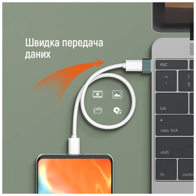 Перехідник USB-C to USB-A ColorWay (CW-AD-CA) - picture 10