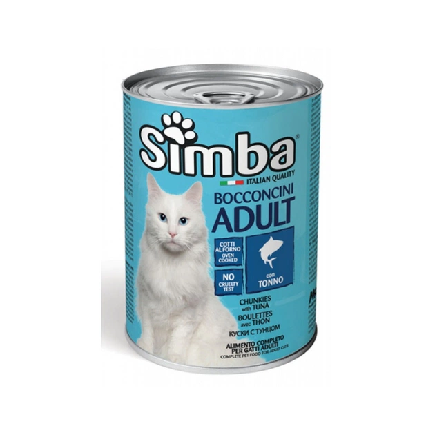 Консервы для кошек Simba Cat Wet тунец 415 г (8009470009096) - изображение 1