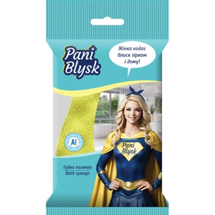 Губка для купания Pani Blysk 1 шт. (4823071661217) изображение 1