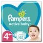 Підгузки Pampers Active Baby Maxi Plus Розмір 4+ (10-15 кг) 62 шт (8001090948335) - зменшене зображення 1