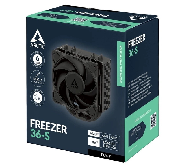 Кулер процесорний Arctic Freezer 36S Black (ACFRE00196A) - зображення 1