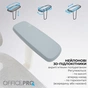 Крісло офісне Officepro Skyline Footrest OC750-W-LG-LG White/Light Gray - зменшене зображення 6