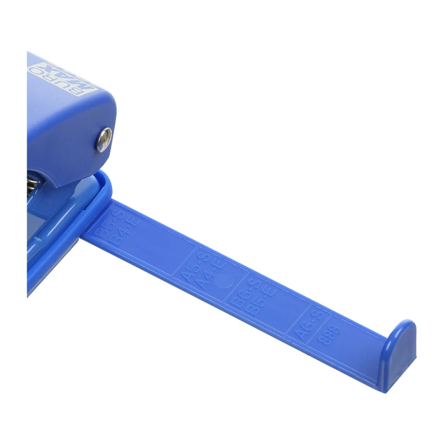 Діркопробивач Buromax пластиковий, до 10 аркушів, 120 х 58 х 59 мм, синій (BM.4015-02) - picture 6