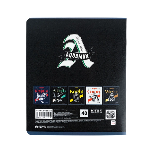 Зошит Kite DC Comics 48 аркушів, клітинка (DC24-259) - picture 10