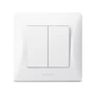 Вимикач Videx BINERA 2кл білий (VF-BNSW2-W) - зменшене зображення 2